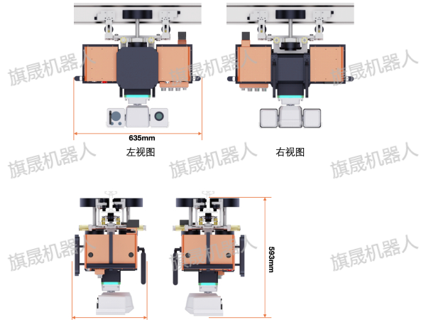 B2雙電機(jī)系列掛軌巡檢機(jī)器人